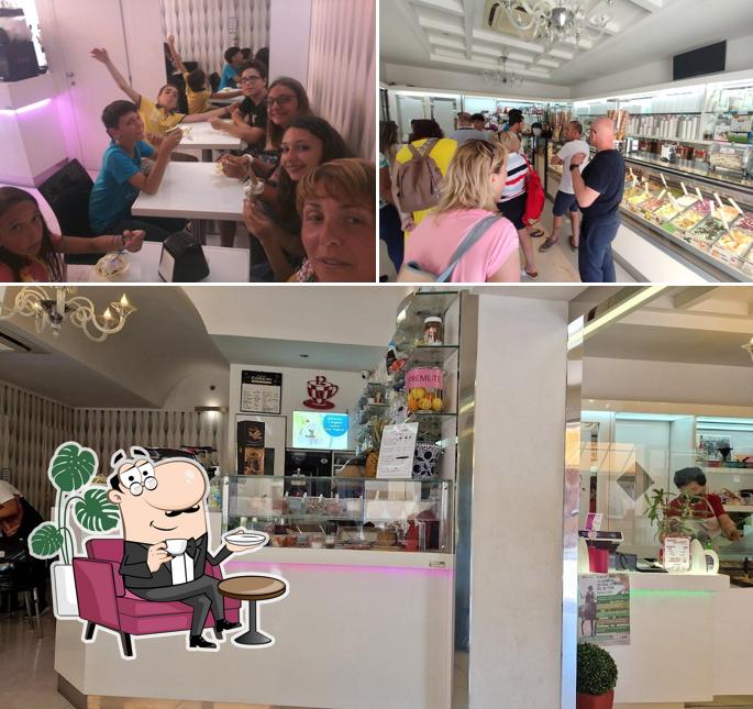 Gli interni di Gelateria Paradise