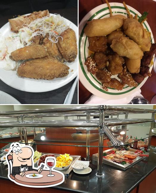 Food at Panda Palace Buffet
