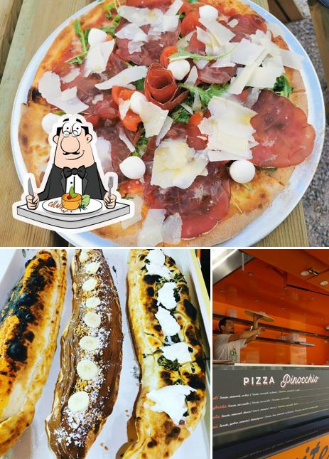 Entre la variedad de cosas que hay en Pizza Pinocchio también tienes comida y interior