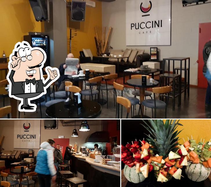 Voici la photo indiquant la intérieur et nourriture sur Cafè Puccini Snc