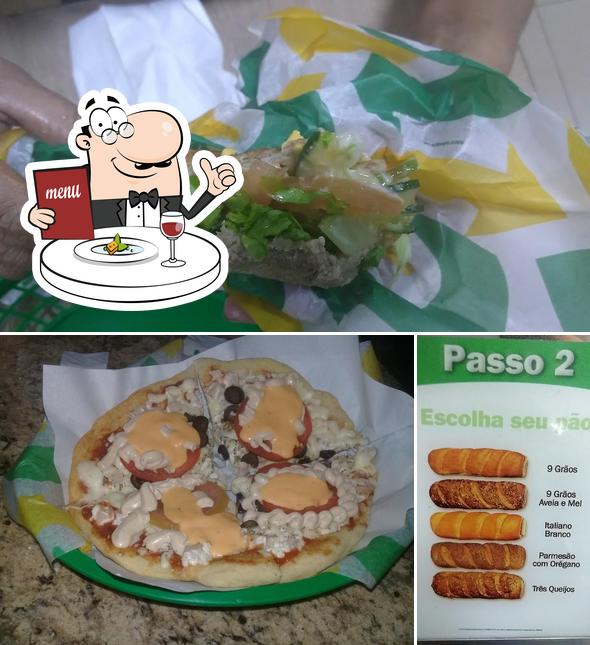 Comida em Subway