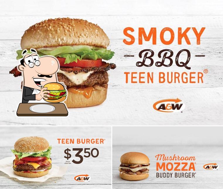 Prenez un hamburger à A&W Canada