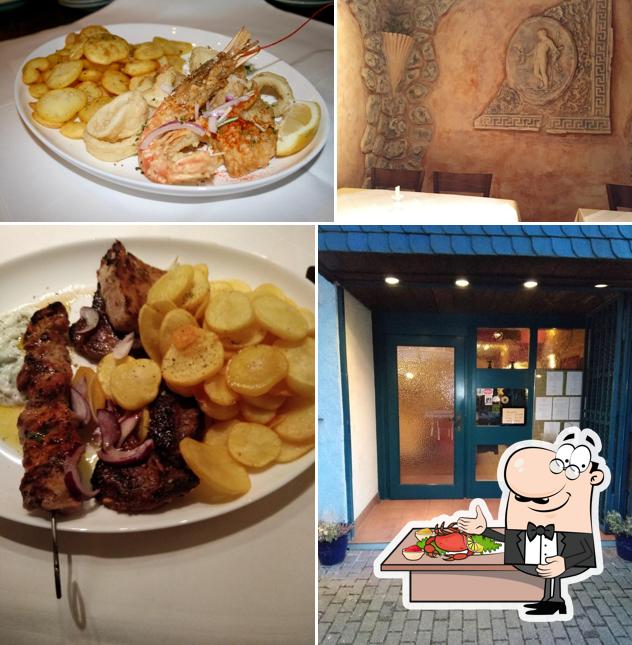 Попробуйте блюда с морепродуктами в "Gaststätte Knossos"