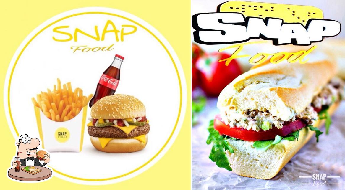 Commandez un hamburger à Snap Food