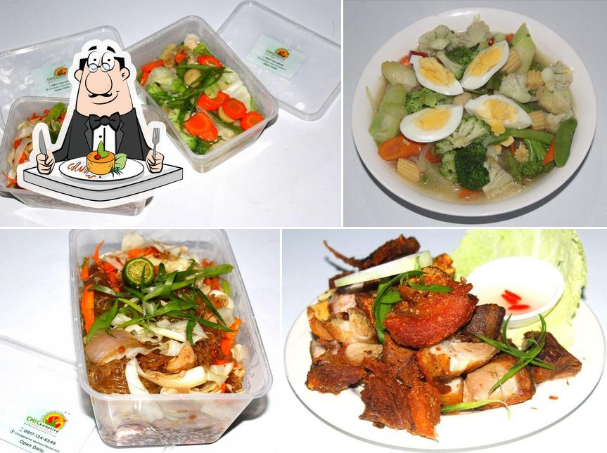 Platos en CHICkenative & Seafood Restaurant
