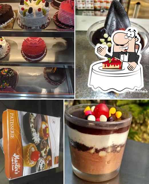 The Master's Fast Food Centre offers a variety of sweet dishes