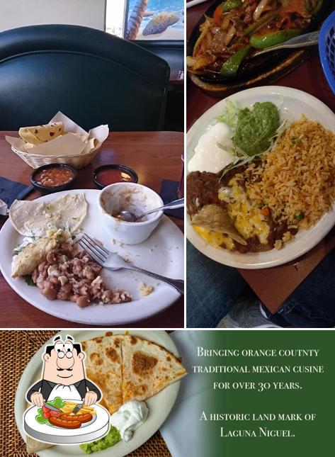 Food at El Cortez Mexican Restaurant