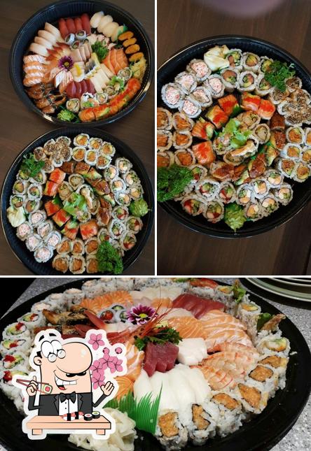 Commandez de nombreuses options de sushi