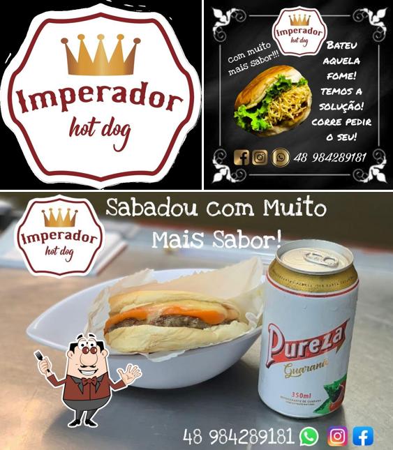 Comida em Imperador Hot Dog