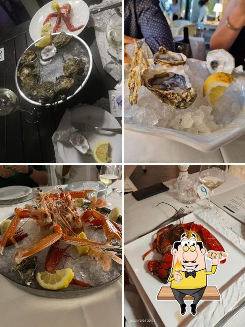 В "L'Ostrica Pazza" вы можете заказать разные блюда с морепродуктами