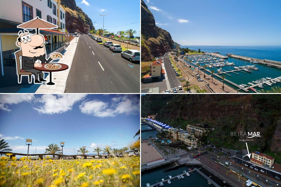 Enjoy the view outside Restaurante Beira Mar Madeira Island