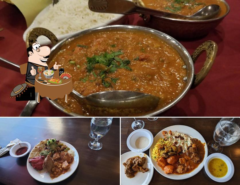 Platos en Curry And Kabab Bistro
