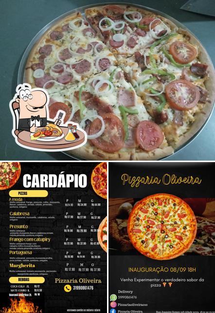 Peça pizza no Pizzaria Oliveira