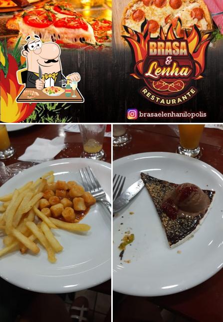 Comida em Pizzaria Rodízio Brasa & Lenha