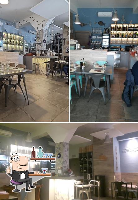 Gli interni di Fish House