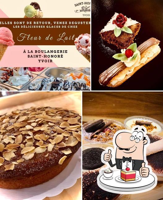 Boulangerie L'Artisan du Pain YVOIR propose une variété de desserts