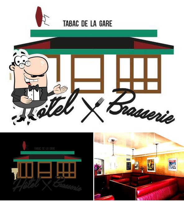 Voici une photo de Hôtel Brasserie - Tabac de la Gare