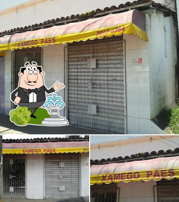 O exterior do Xamego Pães