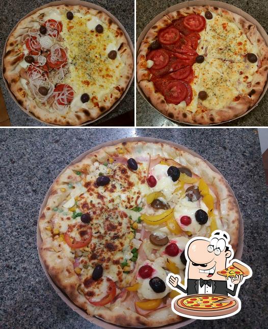 No Disk Pizza Du San, você pode provar pizza