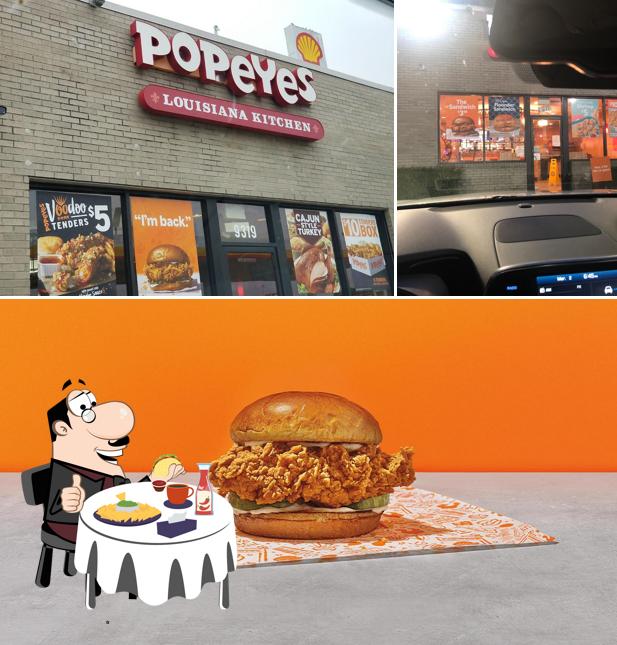 Try out a burger at Popeyes Louisiana Kitchen