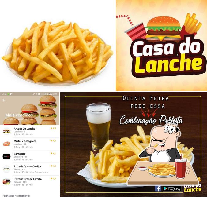 Batata frita em A Casa do Lanche