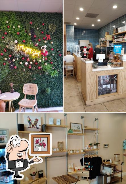 El interior de Long Story Short Cafe