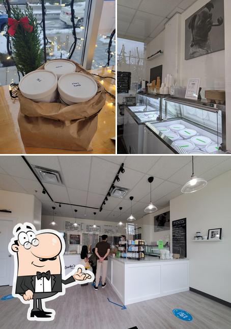 El interior de Duke's Fine Ice Cream