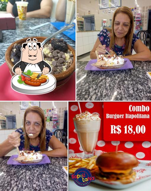 Comida em Itapolitana Sorvetes e Lanches