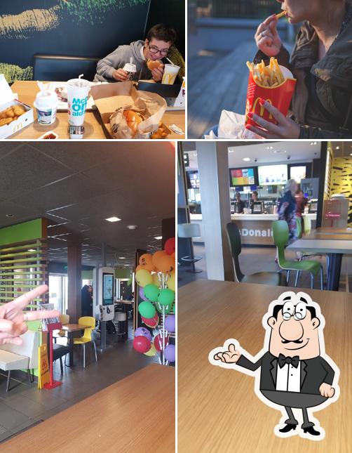 L'intérieur de McDonald's