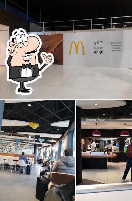 L'intérieur de McDonald's