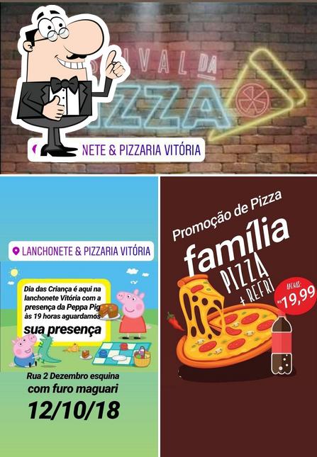 Look at this image of Vitória Hamburgueria & Pizzaria