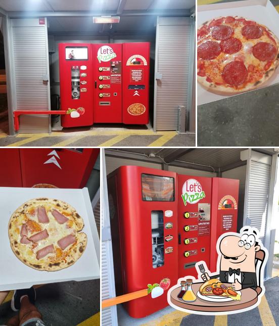 Choisissez des pizzas à Pizza drive in