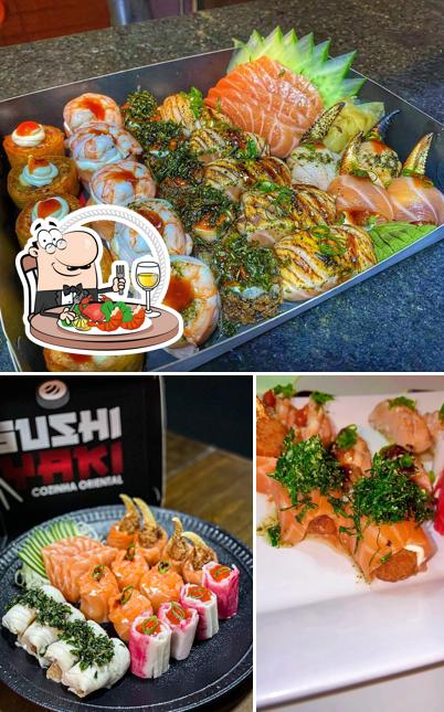 Peça frutos do mar no Sushi Yaki