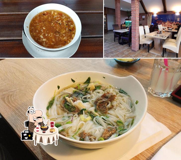 Check out the image depicting food and interior at Viet Thai