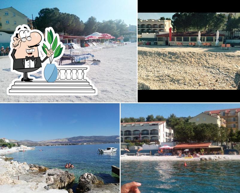 Gli esterni di Arbanija Beach Bar & Annuity center ŠKRAPA