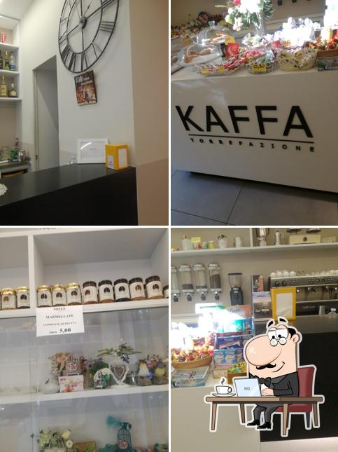 Gli interni di Kaffa Torrefazione