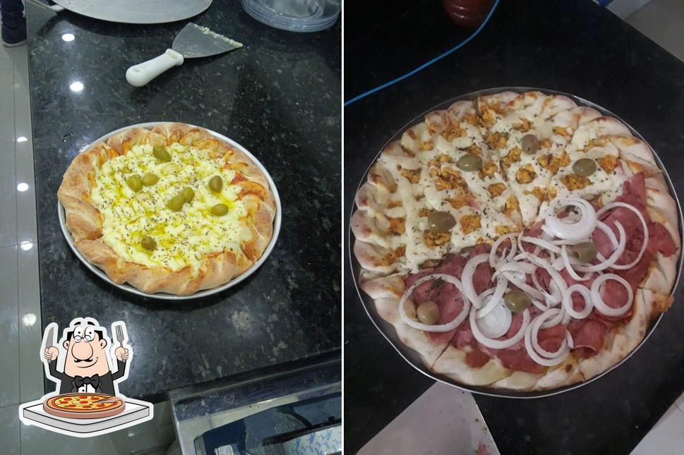 Escolha diferentes estilos de pizza