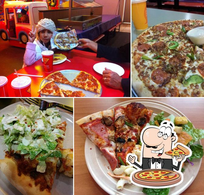 Pick pizza at Peter Piper Pizza