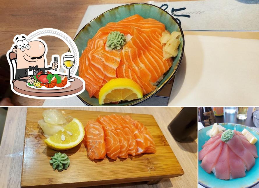 Prenez des fruits de mer à Nagoya sushi