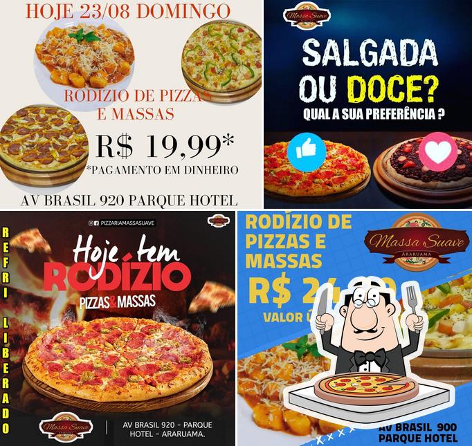 Experimente pizza no MASSA SUAVE PIZZARIA