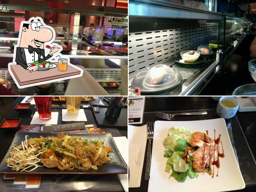 Comida en Wasabi Running Sushi & Wok Restaurant - MOM Park
