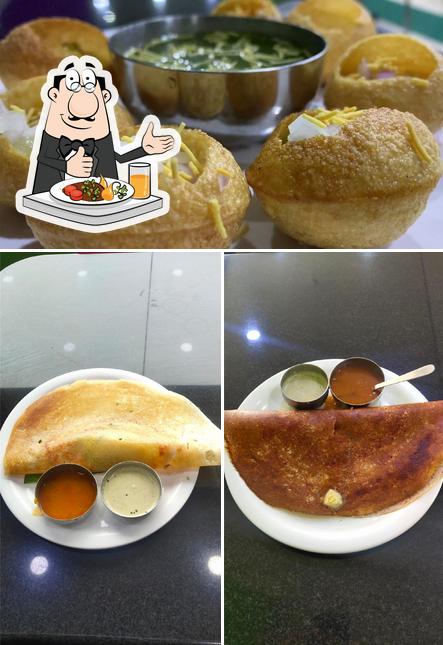 Food at Udupi Hotel Sri Krishna Grand