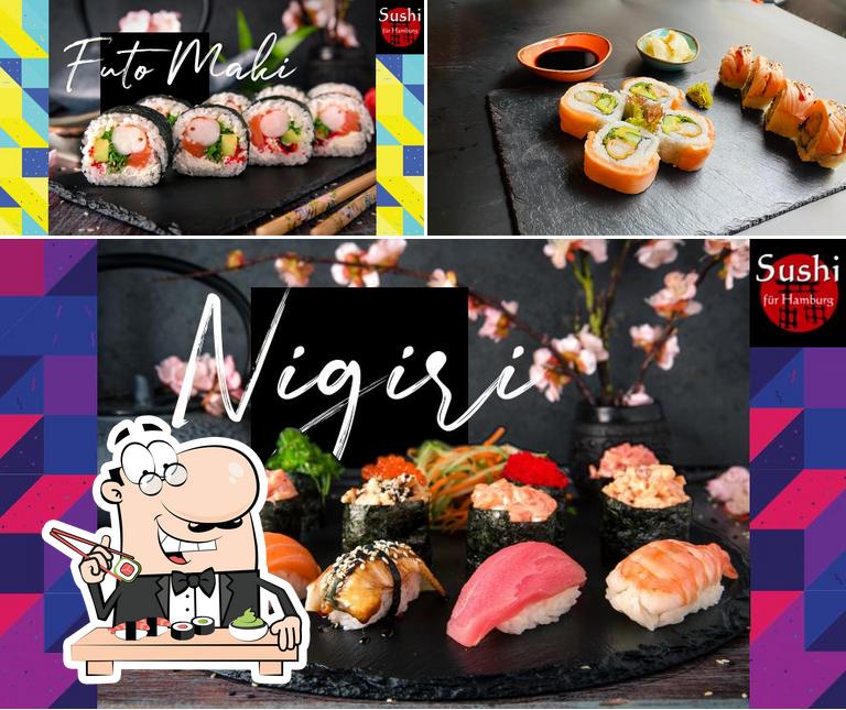 Les sushi sont servis à Sushi für Hamburg - Charlottenburg