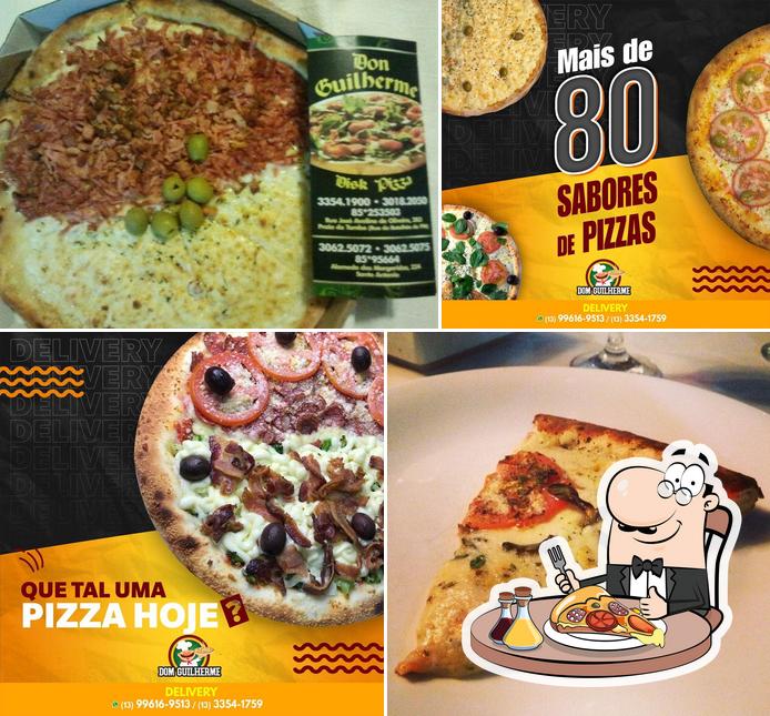 Escolha pizza no Pizzaria Dom Guilherme