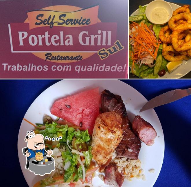 Platos en Portela Grill - Restaurante Self-service