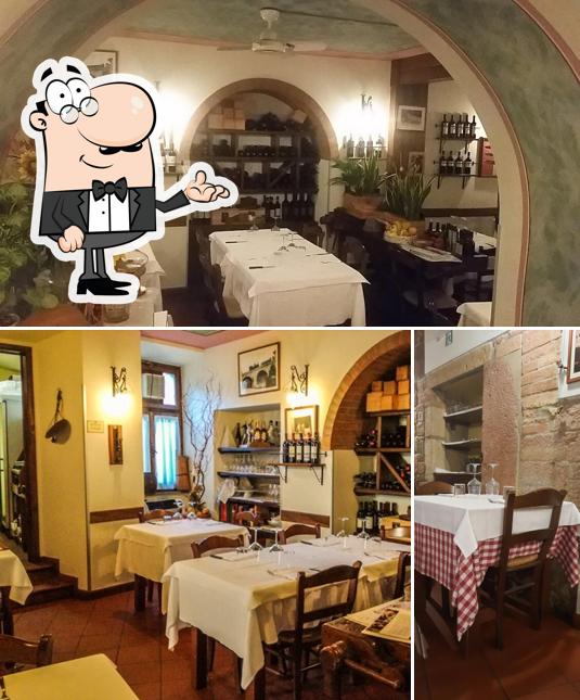 Gli interni di Trattoria Da Badò