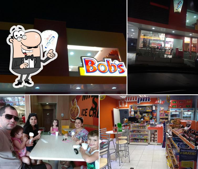 O interior do Bob's Burger - Drive Posto Ipiranga Bingen