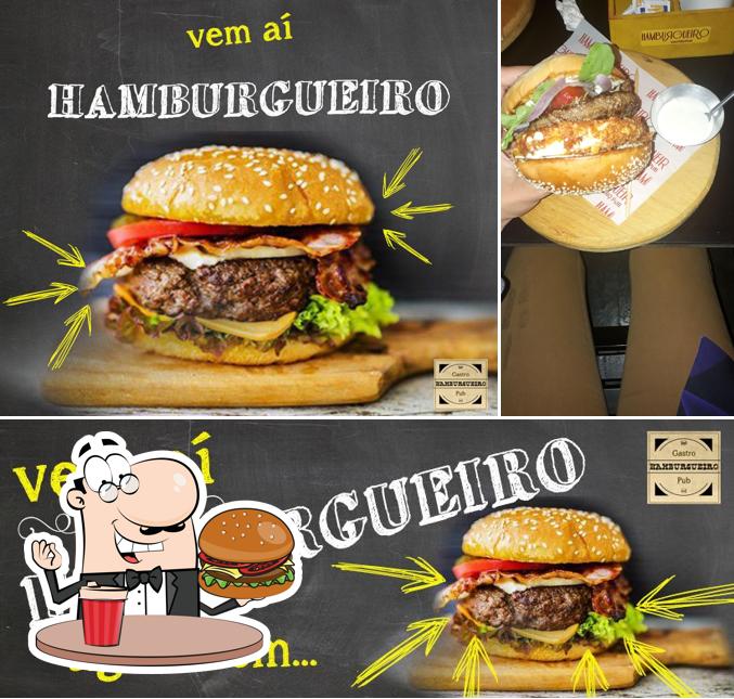 Os hambúrgueres do Hamburgueiro Gastro Pub irão satisfazer diferentes gostos