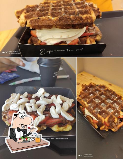 Comida em The Waffle King São Luís