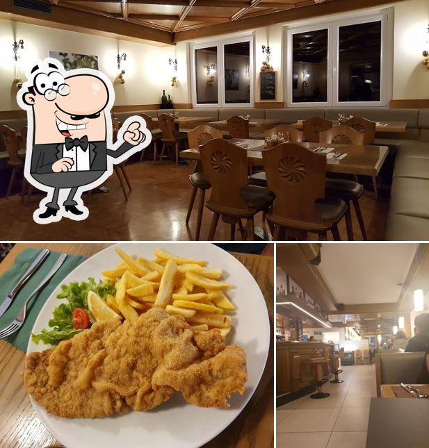 Gli interni di Dorfgasthaus Linde
